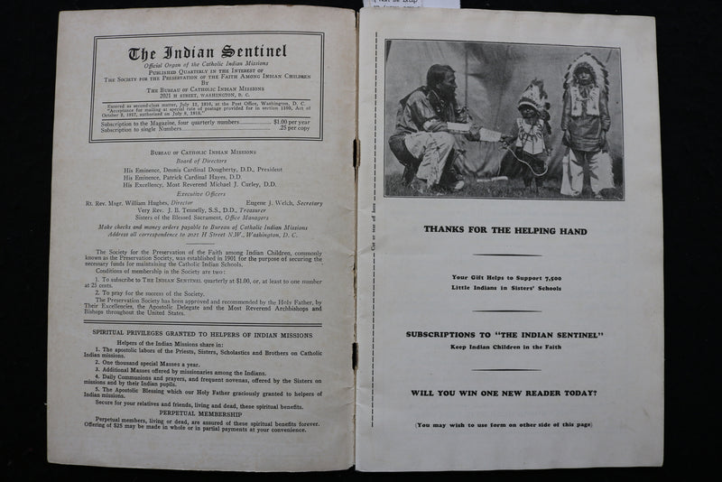 1932 SPRING THE INDIAN SENTINEL QUARTERLY MAGAZINE - K 2373