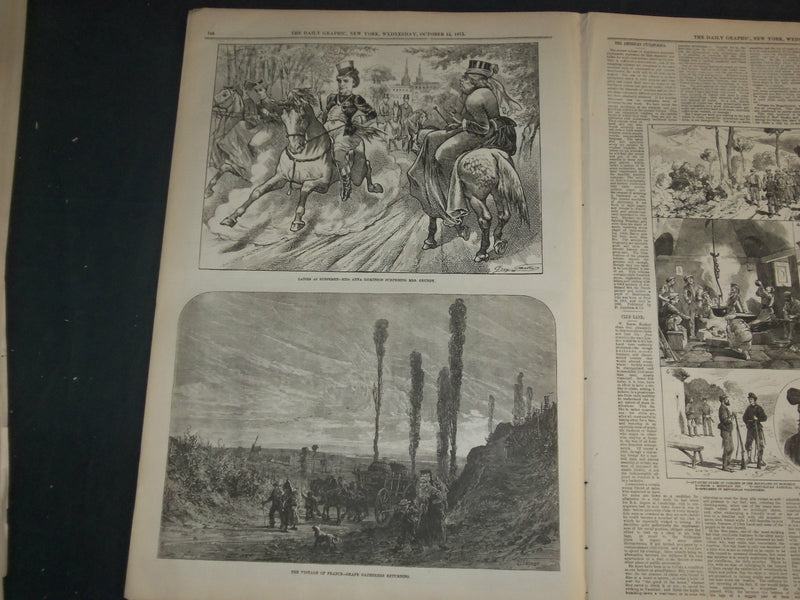 1873 OCTOBER 15 THE DAILY GRAPHIC NEWSPAPER - A GREEN CAMPAIGN - NT 7634