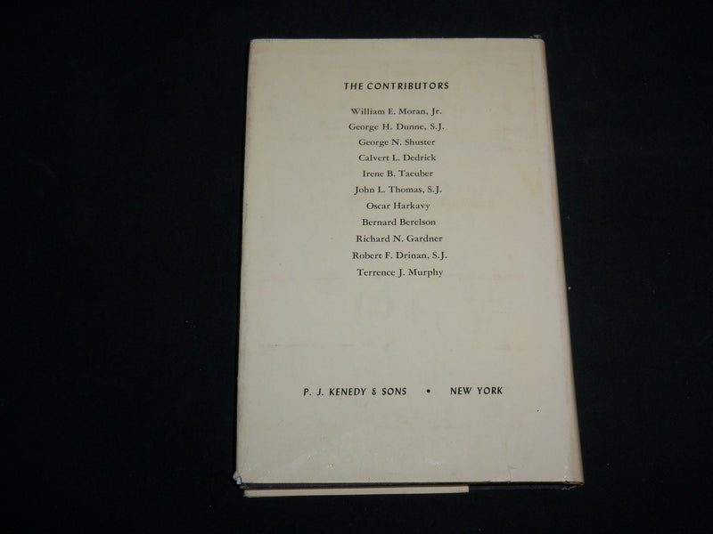 1965 POPULATION GROWTH THREAT TO PEACE? BOOK BY WILLIAM E. MORAN JR. - KD 7210