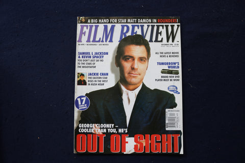 1998 DECEMBER FILM REVIEW MAGAZINE - GEORGE CLOONEY COVER - E 19119