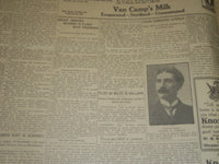 1909 JULY 31 THE BOSTON HERALD - WRIGHT SMASHES RECORDS IN FLIGHT - BH 212