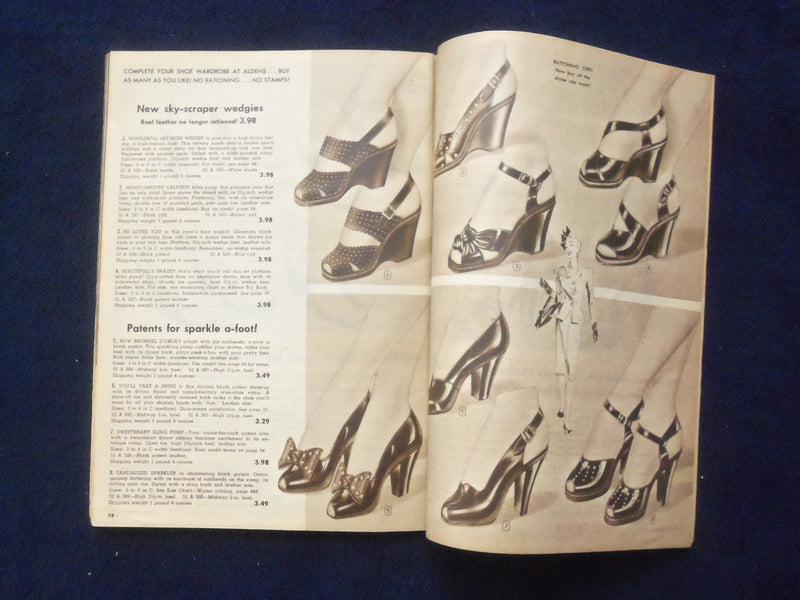1946 ALDENS DOUBLE-SAVING MIDWINTER OPPORTUNITY SALE CATALOG - J 9383