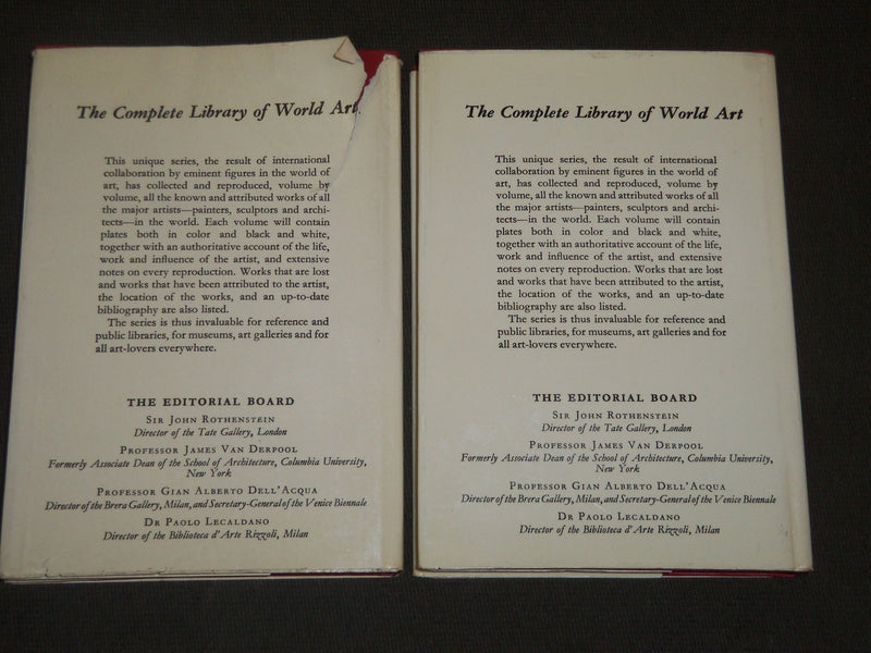 1963 ALL THE PAINTINGS OF MANTEGNA VOLUME 1 & 2 - NICE PRINTS - J 5197