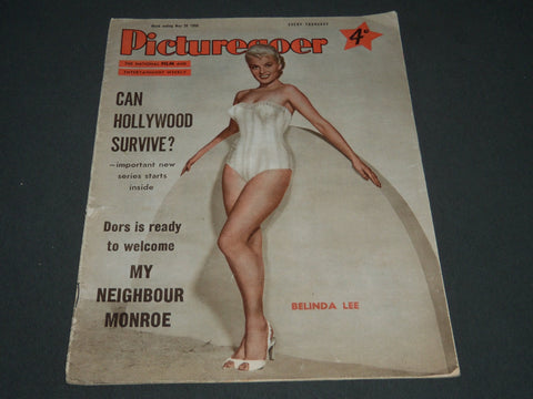 1956 MAY 26 PICTUREGOER MAGAZINE - BELINDA LEE COVER - ST 5192