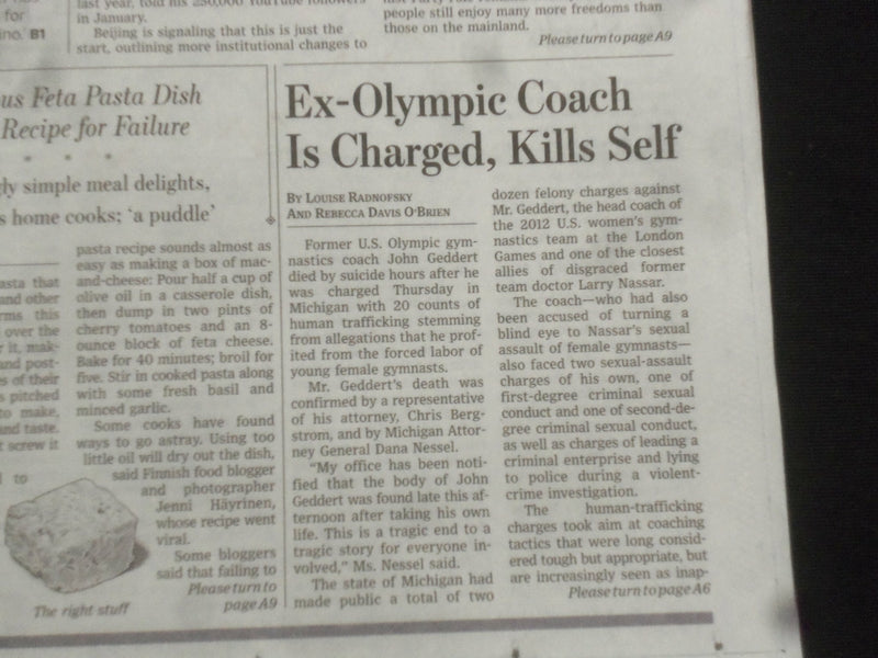 2021 FEBRUARY 26 THE WALL STREET JOURNAL - AT&T SPLITS OFF PAY-TV UNIT, $1.8 BIL