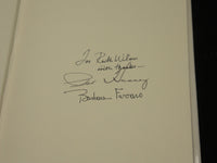 1990 NO TURNING BACK HARDCOVER BOOK SIGNED BY BARBARA FERRARO - KD 5897
