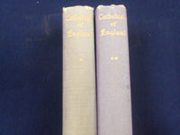 1898 THE CATHEDRALS OF ENGLAND BY FREDERICK FARRAR 1ST & 2ND SERIES - KD 3065