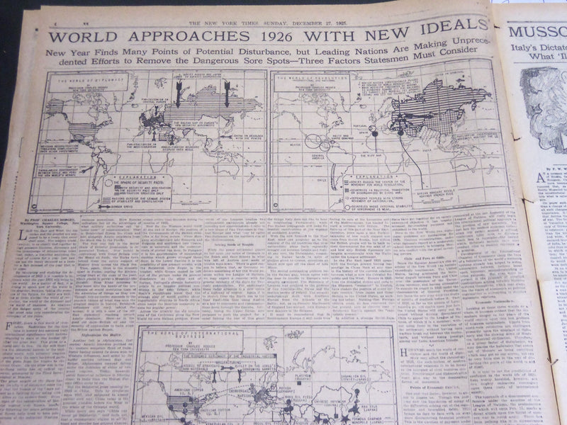 1925 DEC 27 NY TIMES SPECIAL SECTION -WALKER OUTILINES POLICY AS MAYOR - NT 7063