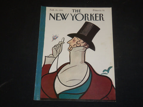 1991 FEBRUARY 25 THE NEW YORKER MAGAZINE - ILLUSTRATED COVER - NY 1472