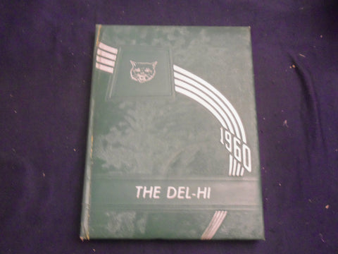 1960 THE DEL-HI DELTA HIGH SCHOOL YEARBOOK - DELTA, OHIO - YB 2758