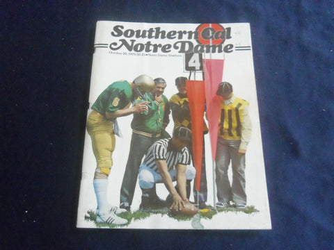 1979 OCT 20 FOOTBALL PROGRAM - NOTRE DAME VS UNIV SOUTHERN CALIFORNIA - SP 1213E