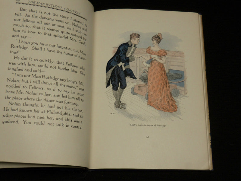 1927 THE MAN WITHOUT A COUNTRY HARDCOVER BOOK BY EDWARD EVERETT HALE - KD 7303