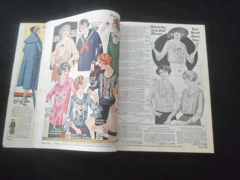 1921-1922 FALL & WINTER NATIONAL CLOAK & SUIT CO. CATALOG - N.Y. STYLES - R 94E