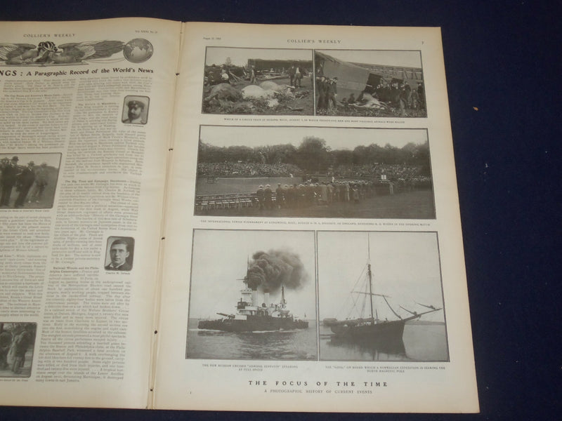1903 AUGUST 22 COLLIER'S MAGAZINE - NEW ERA FOR IRELAND BY F. PALMER - ST 6676