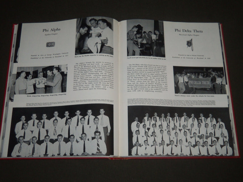 1951 TERRAPIN UNIVERSITY OF MARYLAND COLLEGE YEARBOOK - GREAT PHOTOS - YB 1163