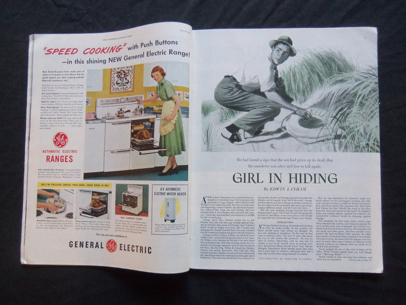 1950 MAY 13 THE SATURDAY EVENING POST MAGAZINE - ILLUSTRATED COVER - SP 1824
