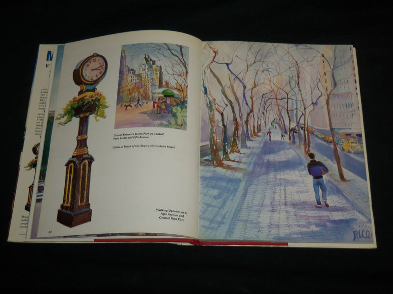 1995 MANHATTAN WITH LOVE HARDCOVER BOOK SIGNED BY DOROTHY RICE - R 703V