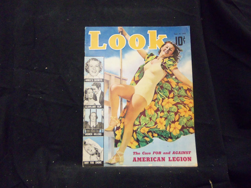 1938 SEPTEMBER 13 LOOK MAGAZINE - GREAT PHOTOS & ADS - ST 1422