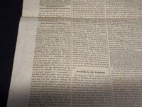 1861 JULY 11 THE INDEPENDENT DEMOCRAT NEWSPAPER - LINCOLN'S MESSAGE - K 74