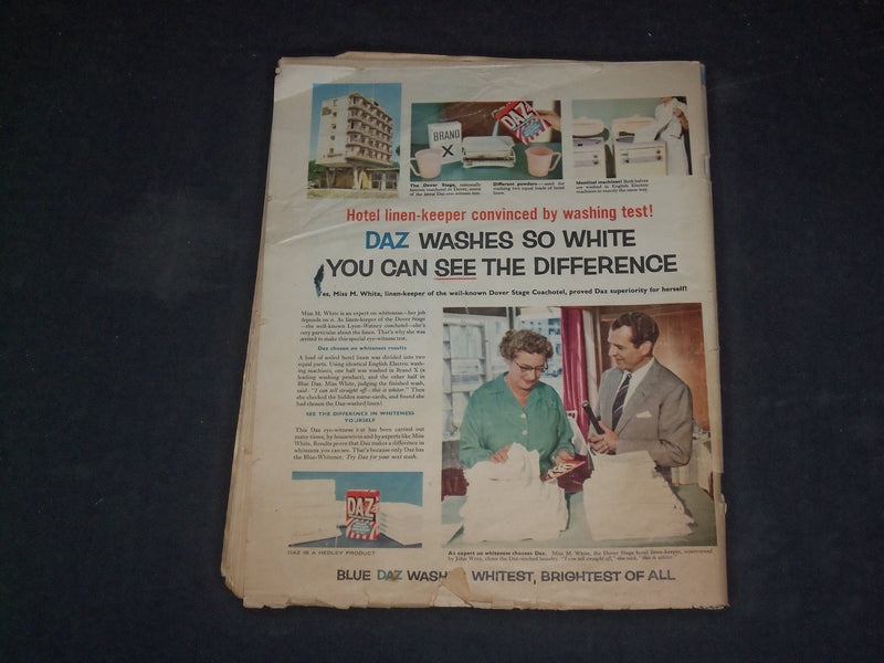 1959 OCTOBER 24 WOMAN'S OWN MAGAZINE - FAMOUS CHEFS' FAVOURITE RECEIPES - B 4121