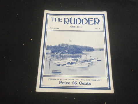 1914 FEBRUARY THE RUDDER MAGAZINE -ILLUSTRATIONS, PHOTOS, STORIES & ADS- B 4198Y