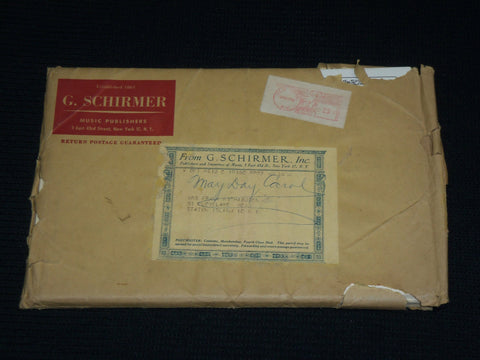 1948 DEEMS TAYLOR CHORAL ARRANGEMENTS LOT OF 9 & ENVELOPE - J 6939
