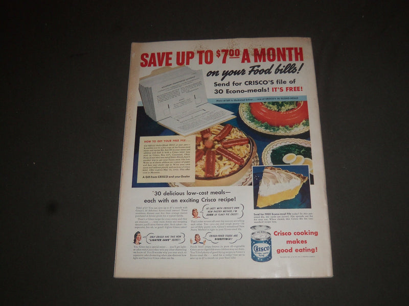 1942 APRIL MCCALL'S MAGAZINE - NICE COVER, STORIES & ADS - SP 6807