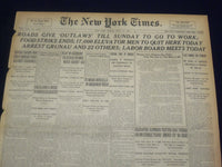 1920 APRIL 16 NEW YORK TIMES - RAILROADS GIVE 