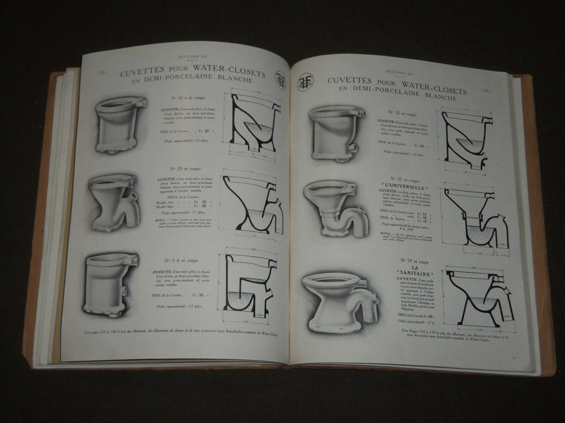 1920 FAVRE FRÈRES APPAREILS SANITAIRES FRENCH CATALOGUE - FR 736
