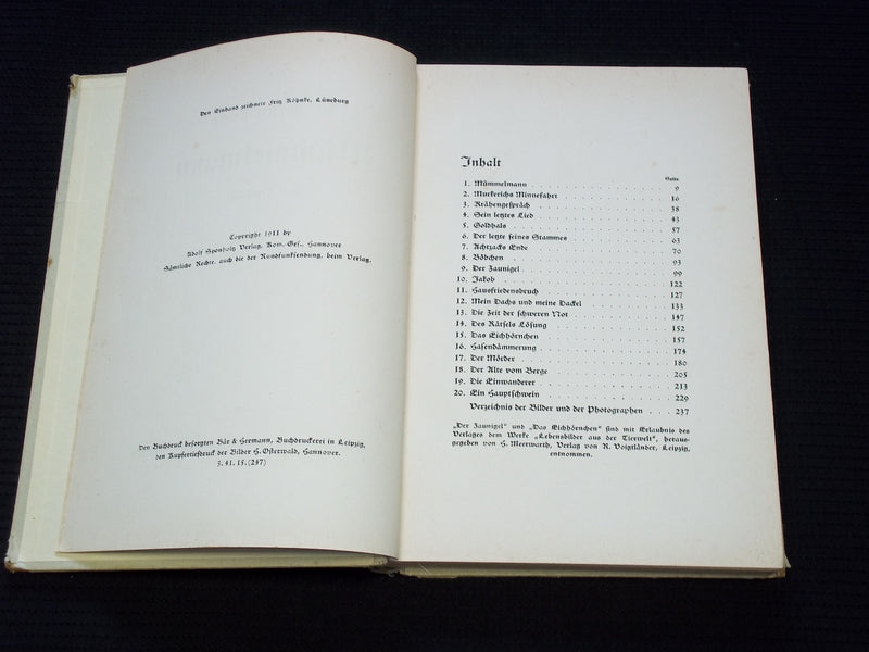 1911 MUMMELMANN GERMAN HARDCOVER BOOK BY HERMANN LONS - KD 7595