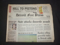 1994 JUNE 30 DETROIT FREE PRESS NEWSPAPER-HOW THEY MADE LION KING MOVIE- NP 7697