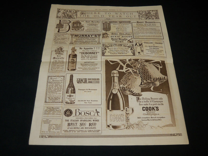 1915 DECEMBER 26 THE SUN PICTORIAL MAGAZINE SECTION - PROMISE OF PEACE - NP 5429