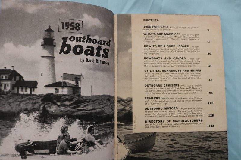 1958 OUTBOARD BOATS MAGAZINE - K 3275