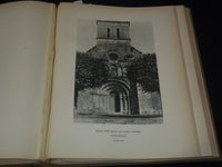 1930 LITTLE CHURCHES OF FRANCE VOLUME BY ALBERT A. CHADWICK - 125 PLATES - Z 216