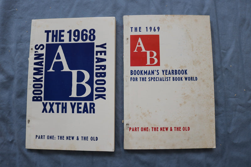 1968-1972 AB BOOKMAN'S YEARBOOK - LOT OF 4 - O 3895