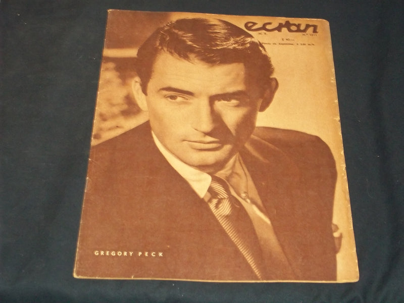 1956 MARCH 3 ECRAN SPANISH MAGAZINE - GREGORY PECK COVER - E 26036