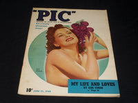 1940 JUNE 25 PIC MAGAZINE - INEZ COOPER NICE FRONT COVER - E 2564