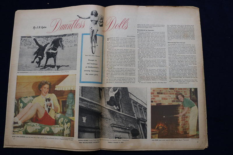 1951 JAN 7 SCREEN RADIO TELEVISION MAGAZINE - ELIZABETH TAYLOR COVER - E 23098