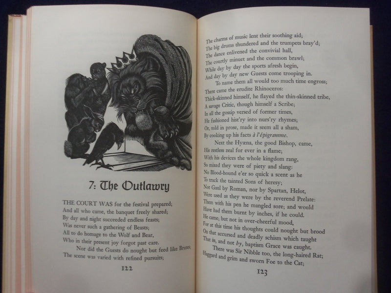 1954 THE STORY OF REYNARD THE FOX HARDCOVER BOOK BY FEITZ EICHENBERG - KD 8907