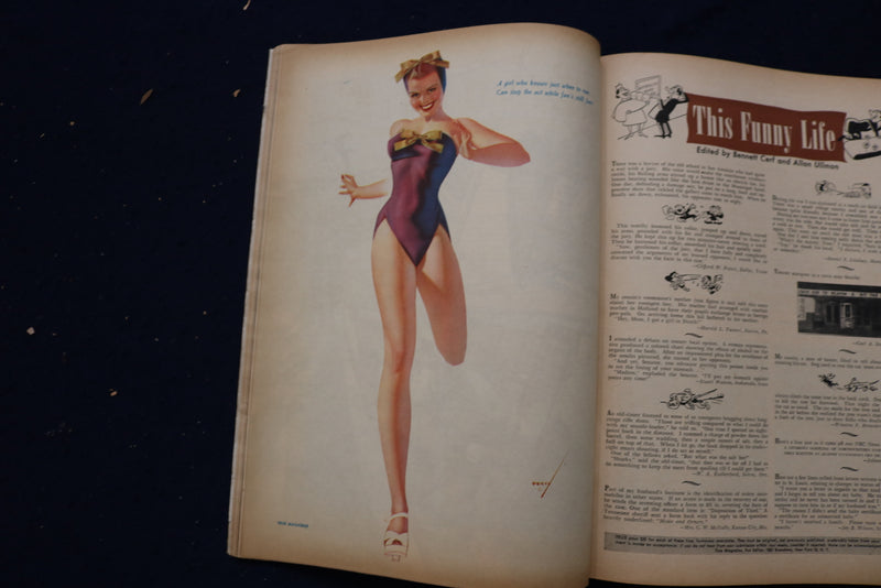 1947 JULY TRUE, MAN'S MAGAZINE - GEORGE PETTY PIN-UP - E 12985