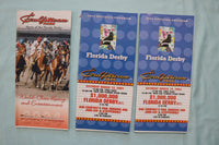 1985-2007 GULF STREAM PARK HORSE RACING PROGRAMS - LOT OF 62 - O 3957