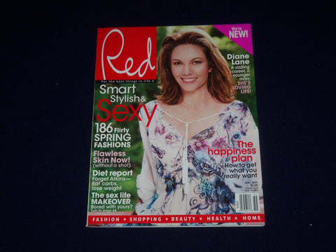 2005 MAY RED (FOR THE BEST THINGS IN LIFE) MAGAZINE -PREMIERE-DIANE LANE-SP 4926