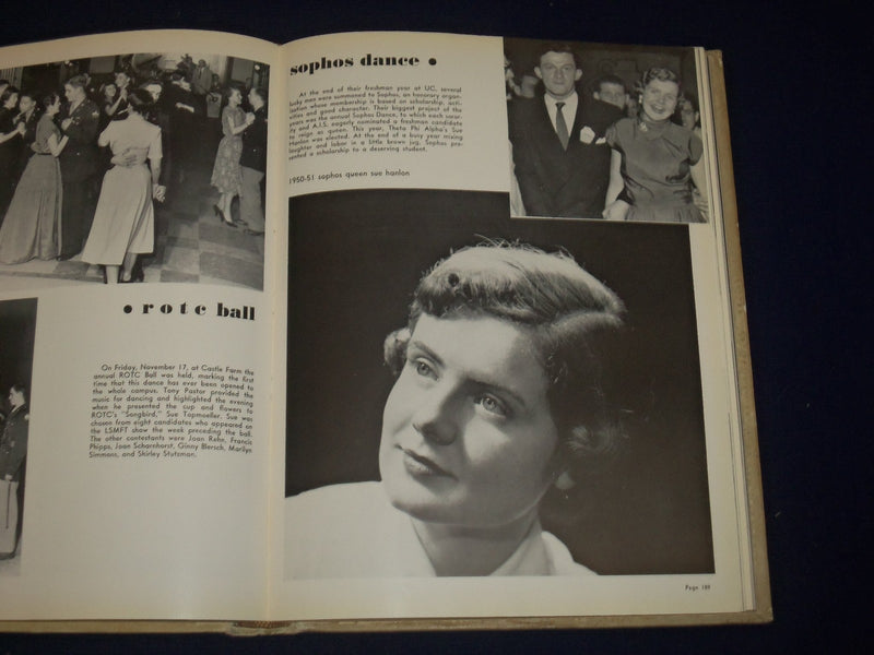 1951 CINCINNATION UNIVERSITY OF CINCINNATI YEARBOOK - OHIO - PHOTOS - YB 429