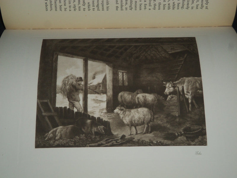 1904 THE LIFE OF GEORGE MORLAND VOLUME BY GEORGE DAWE - NICE ILLUSTRATIONS- Z 42