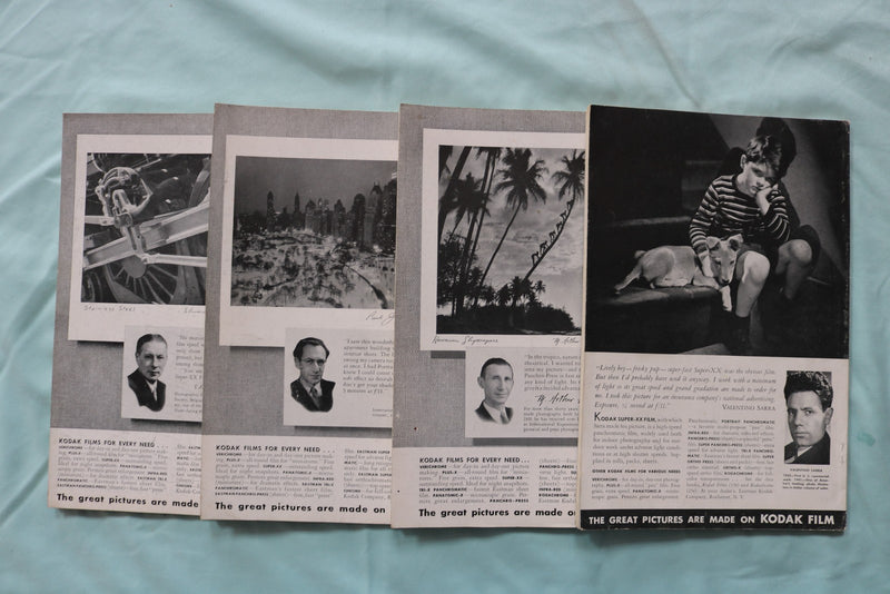 1941 CAMERA CRAFT MAGAZINE - LOT OF 4 - K 3286