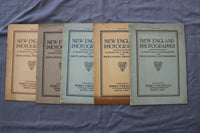 1918-1919 NEW ENGLAND PHOTOGRAPHER MAGAZINE - LOT OF 5 - O 3834