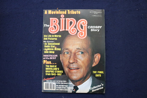 1977 MOVIELAND TRIBUTE MAGAZINE - THE BING CROSBY STORY COVER - E 18970