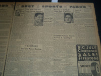 1941 JULY 10 CLEVELAND NEWS NEWSPAPER - NAZI UNIT DESTROYED REDS CLAIM - NT 7458