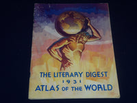1931 THE LITERARY DIGEST ATLAS OF THE WORLD - GREAT MAPS - SP 2649