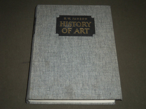 1964 HISTORY OF ART BY H. W. JANSON HARDCOVER BOOK - SIXTH PRINTING - I 1053